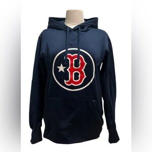 Nike Boston Red Sox Navy Blue Hooded Sweater size Medium